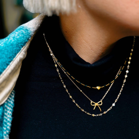 Collana Golden Bow - Miwi Jewels - collane