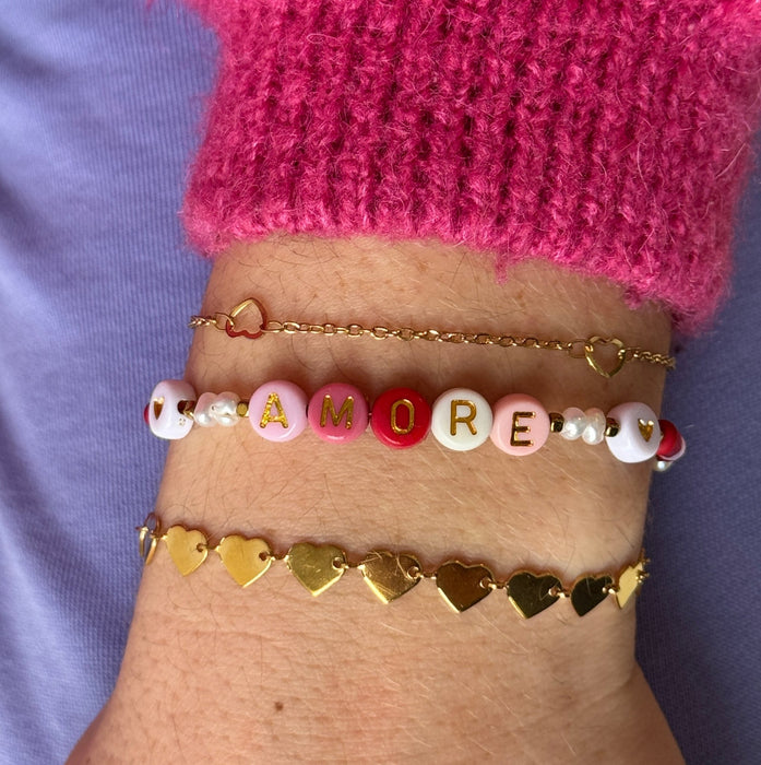 Bracciale cuoricini - Miwi Jewels - bracciali