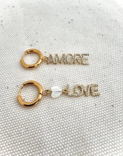 Carica l&#39;immagine nel visualizzatore di Gallery, Orecchini I love amore
