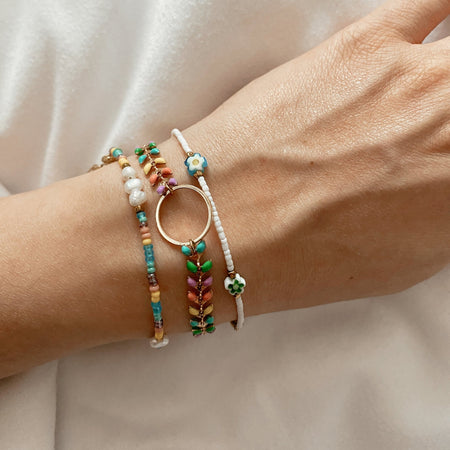 Bracciale murrine flowers - Miwi Jewels - 