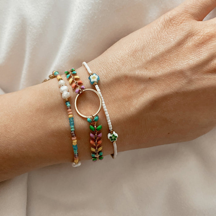 Bracciale murrine flowers - Miwi Jewels - 