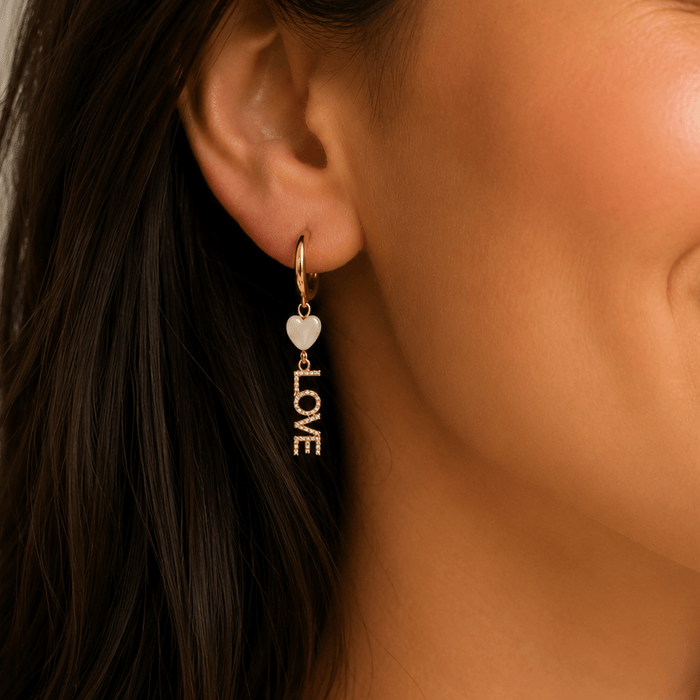 Ohrringe I love amore - Miwi Jewels - Ohrringe