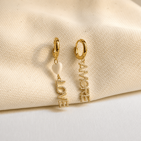 Ohrringe I love amore - Miwi Jewels - Ohrringe