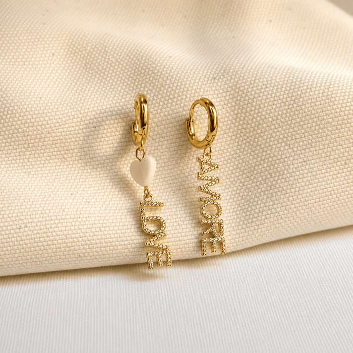 Ohrringe I love amore - Miwi Jewels - Ohrringe