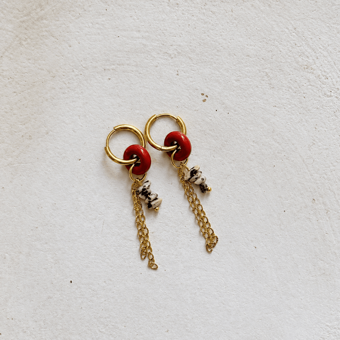 Ruby Ohrringe - Miwi Jewels - Ohrringe