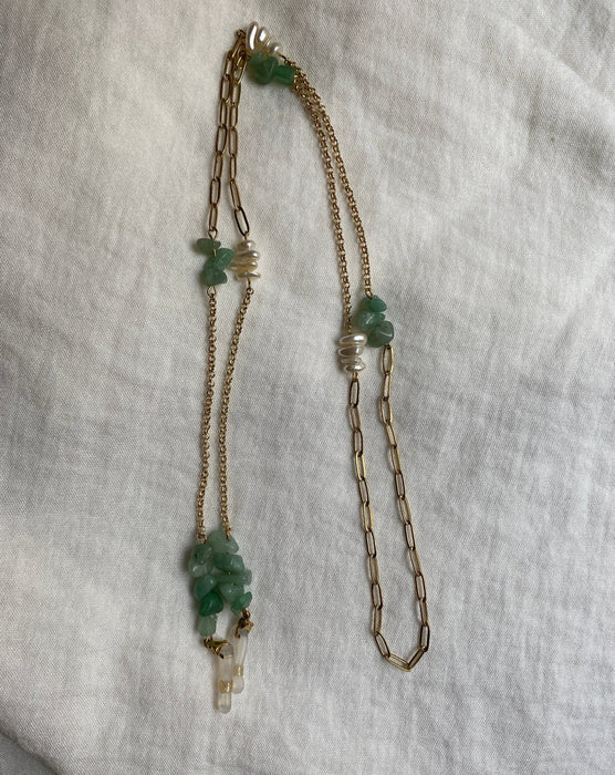 Catenina per occhiali Giada - Miwi Jewels - catenine occhiali