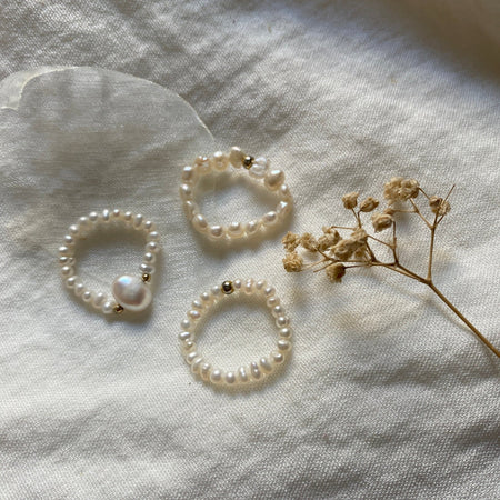 Anello Cloe - Miwi Jewels - anelli, perle