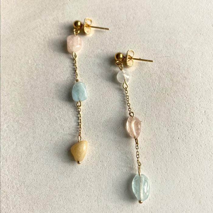 Orecchini Mineralia lunghi - Miwi Jewels - orecchini